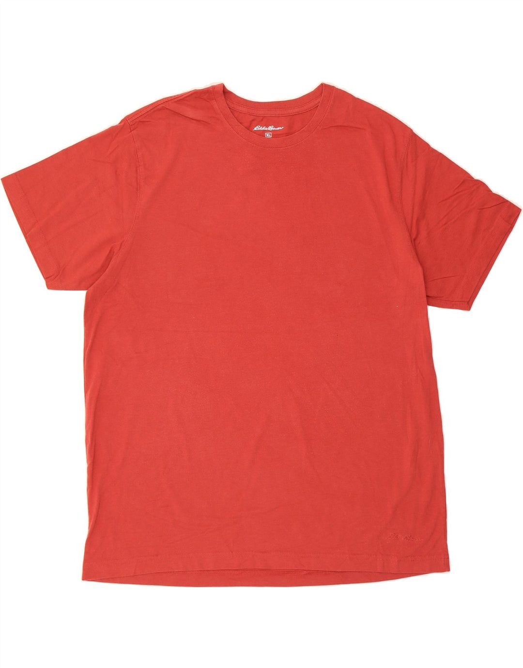 EDDIE BAUER Mens T-Shirt Top XL Red Cotton Vintage Eddie Bauer and Second-Hand Eddie Bauer from Messina Hembry 