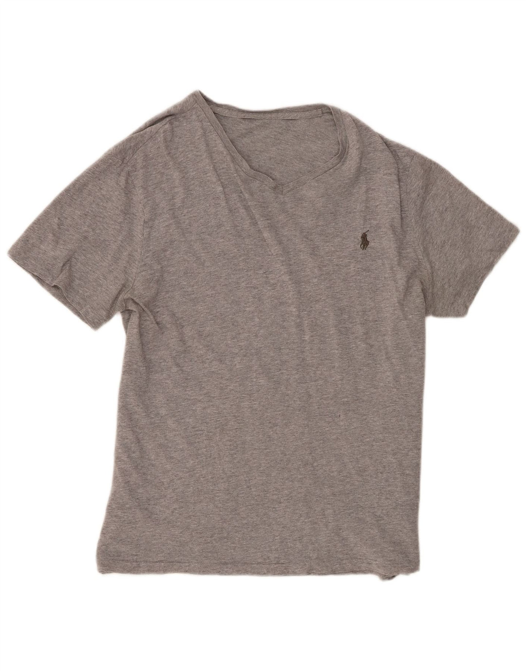 T-shirt da uomo Polo Ralph Lauren Top in cotone grigio medio