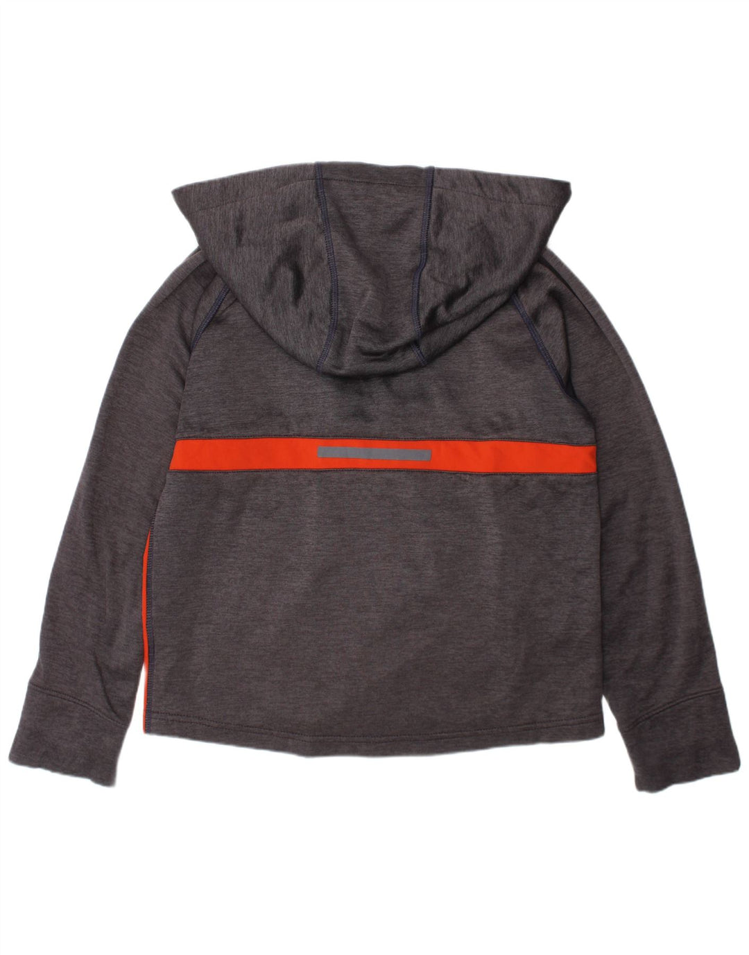 Maglione con cappuccio e zip per ragazze Russell Athletic 7-8 anni in poliestere grigio medio