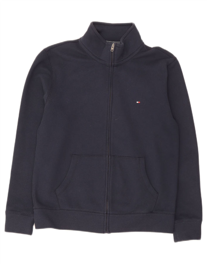 Giacca da ginnastica da uomo Tommy Hilfiger XL in poliestere blu navy