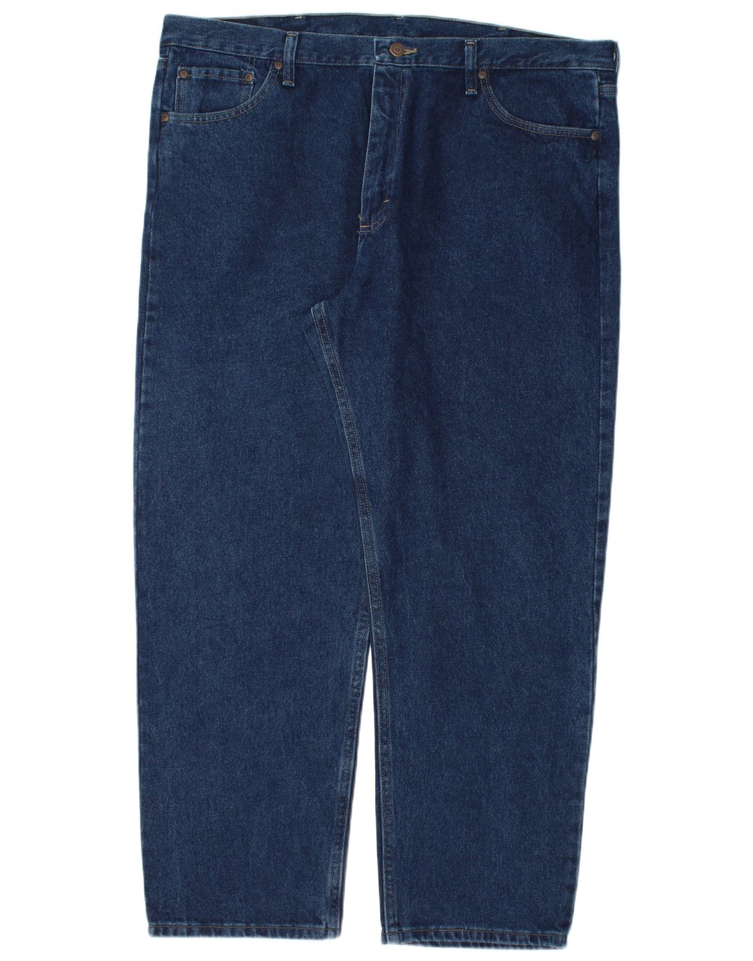 Jeans dritti da uomo Wrangler W40 L30 cotone blu navy