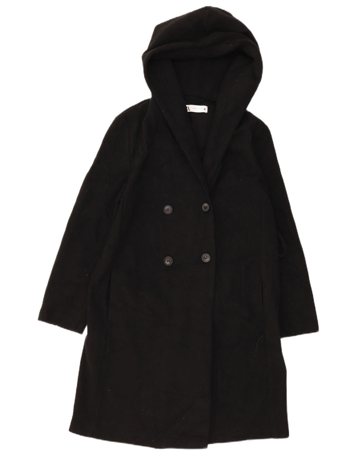Soprabito oversize con cappuccio da donna ZARA UK 6 XS nero
