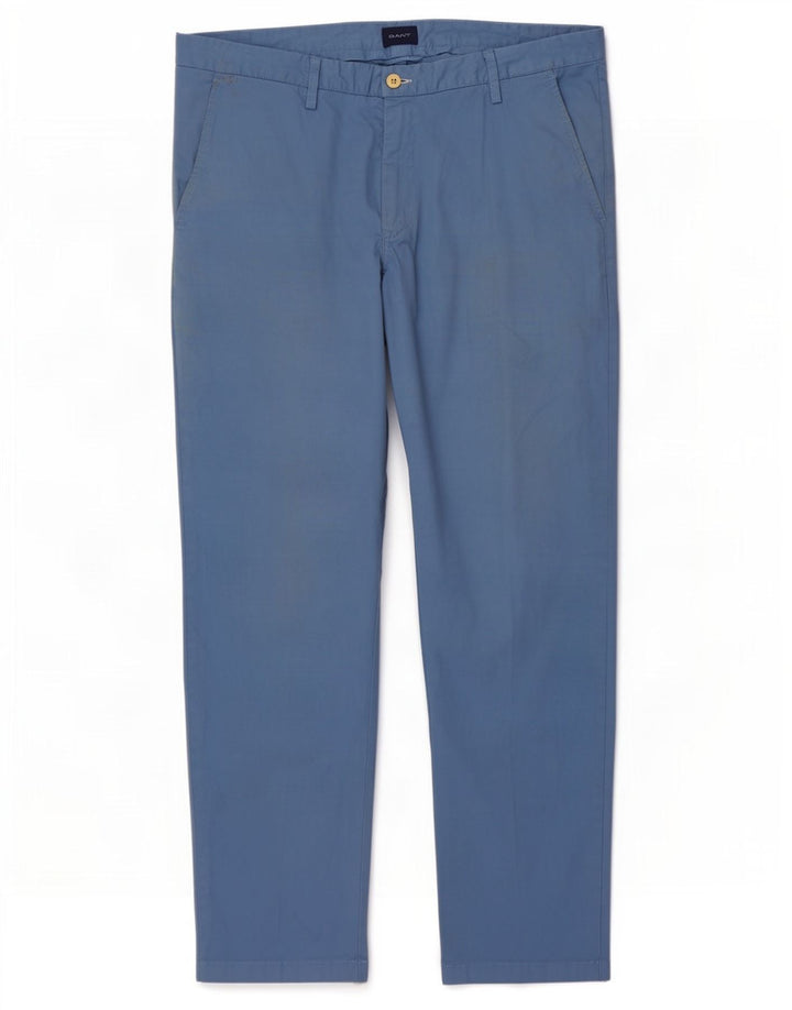 Pantaloni chino slim da uomo Gant W38 L32 Blu