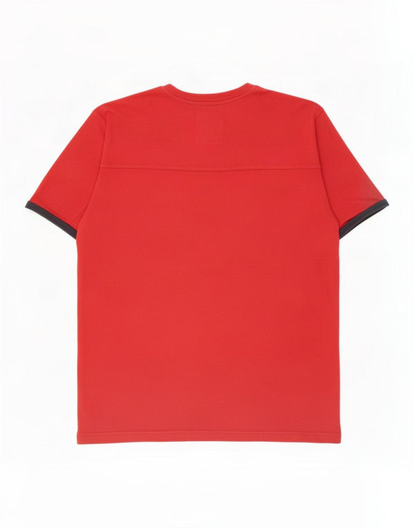 T-shirt grafica da uomo Champion Top XL in cotone rosso