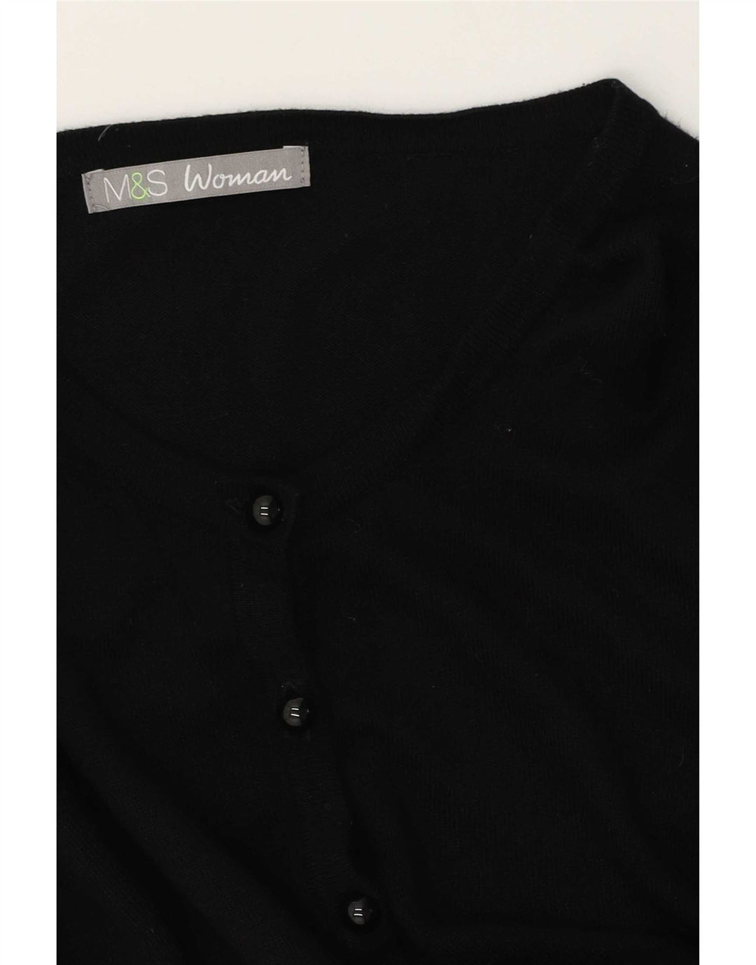 Maglione cardigan da donna Marks & Spencer UK 16 grande nero