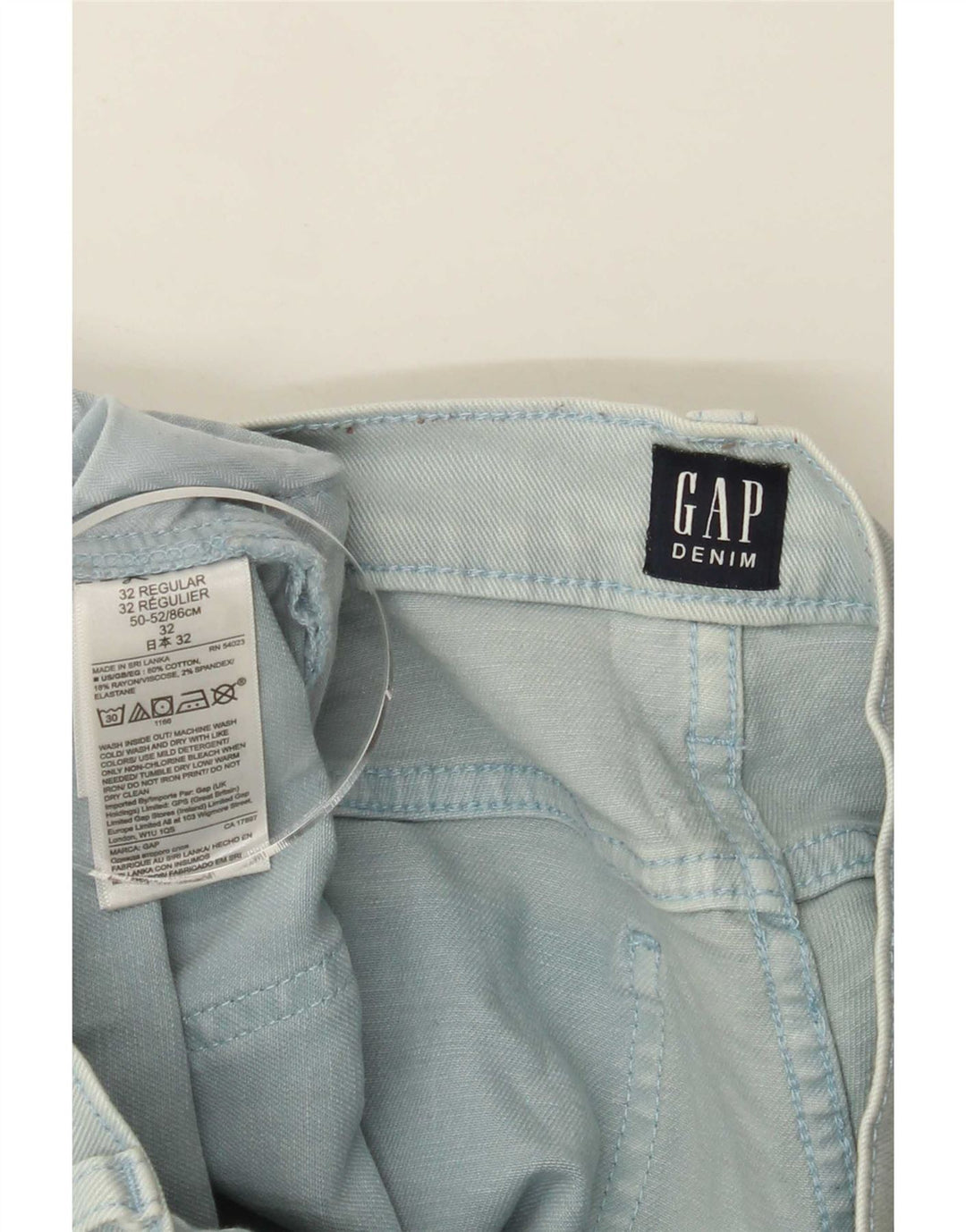Jeans cropped da donna Gap W32 L26 cotone blu