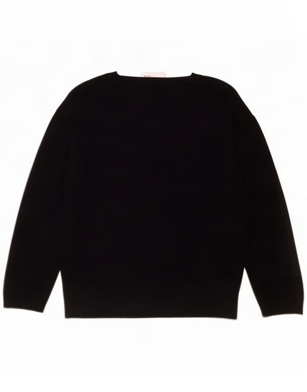 Guess Maglione girocollo da donna UK 12 Viscosa media nera
