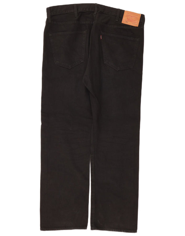 Levi's Uomo 501 Jeans dritti W38 L30 Cotone Nero