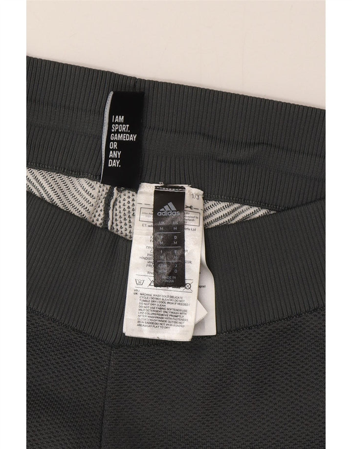 Pantaloni da tuta da donna Adidas UK 14 Poliestere color block grigio medio