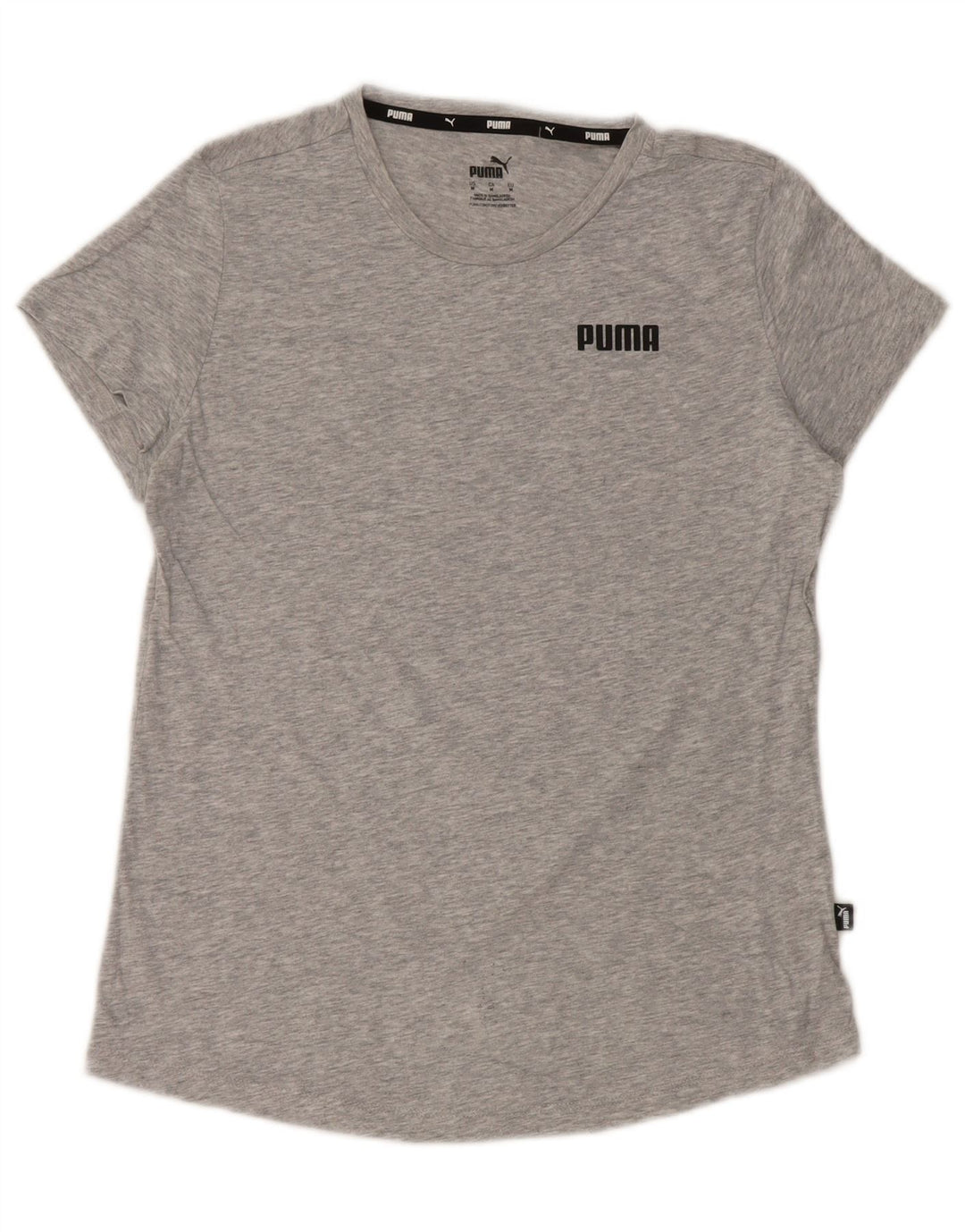 T-shirt da donna Puma UK 12 cotone grigio medio