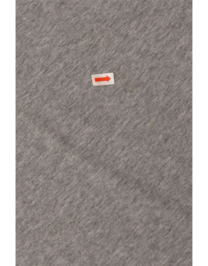 CALVIN KLEIN T-shirt grafica da uomo Top in cotone mélange grigio medio