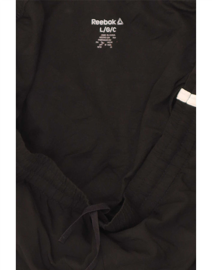 Pantaloncini sportivi regolari da donna Reebok Large Black Colourblock
