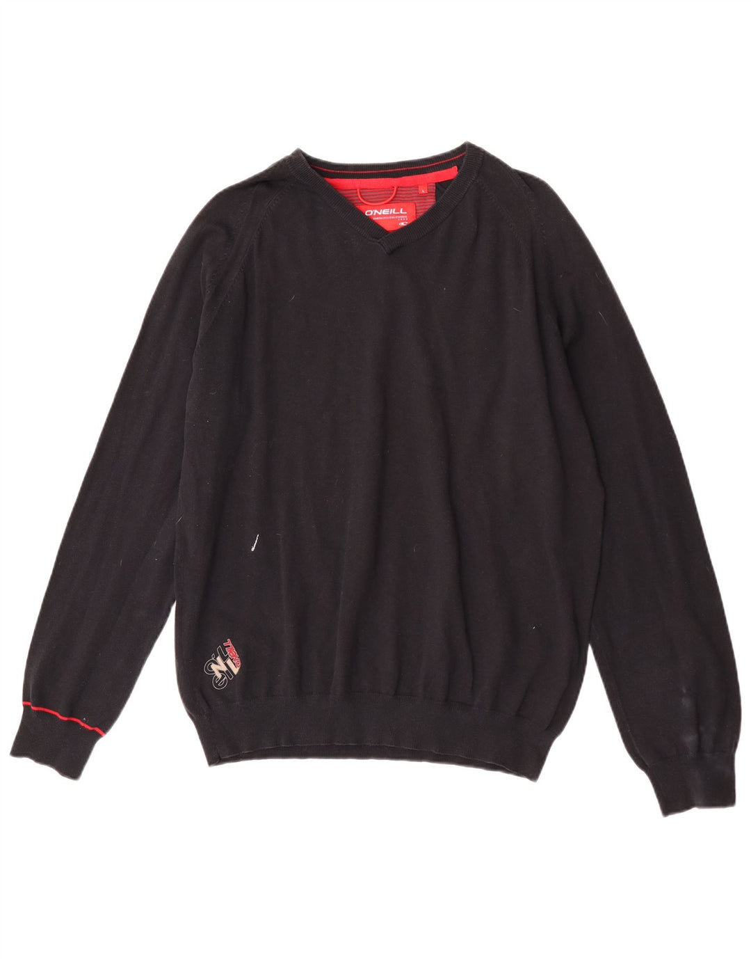 Maglione da uomo con scollo a V O'Neill grande cotone nero
