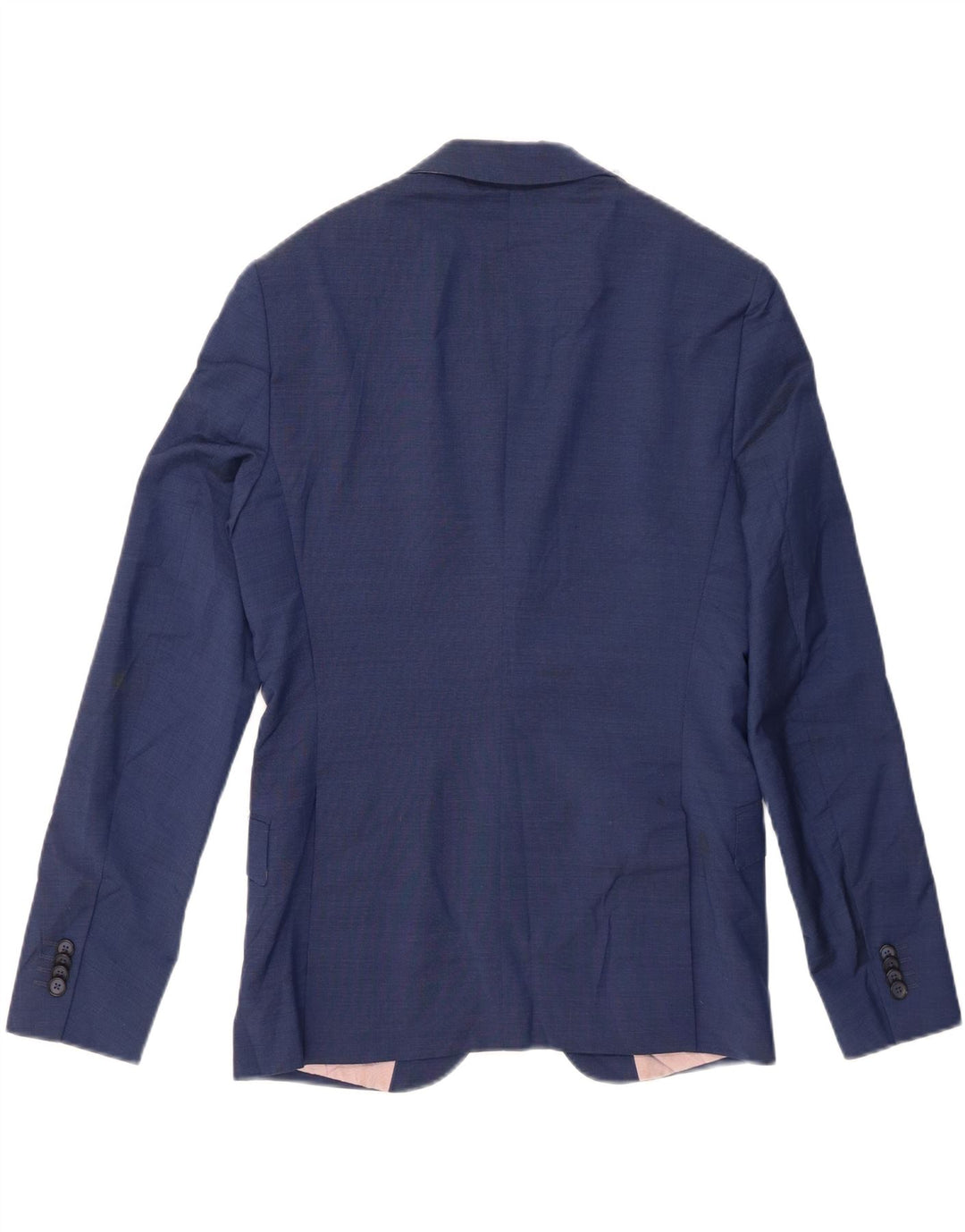 Giacca blazer a 2 bottoni da uomo Zara EU 46 piccola lana blu