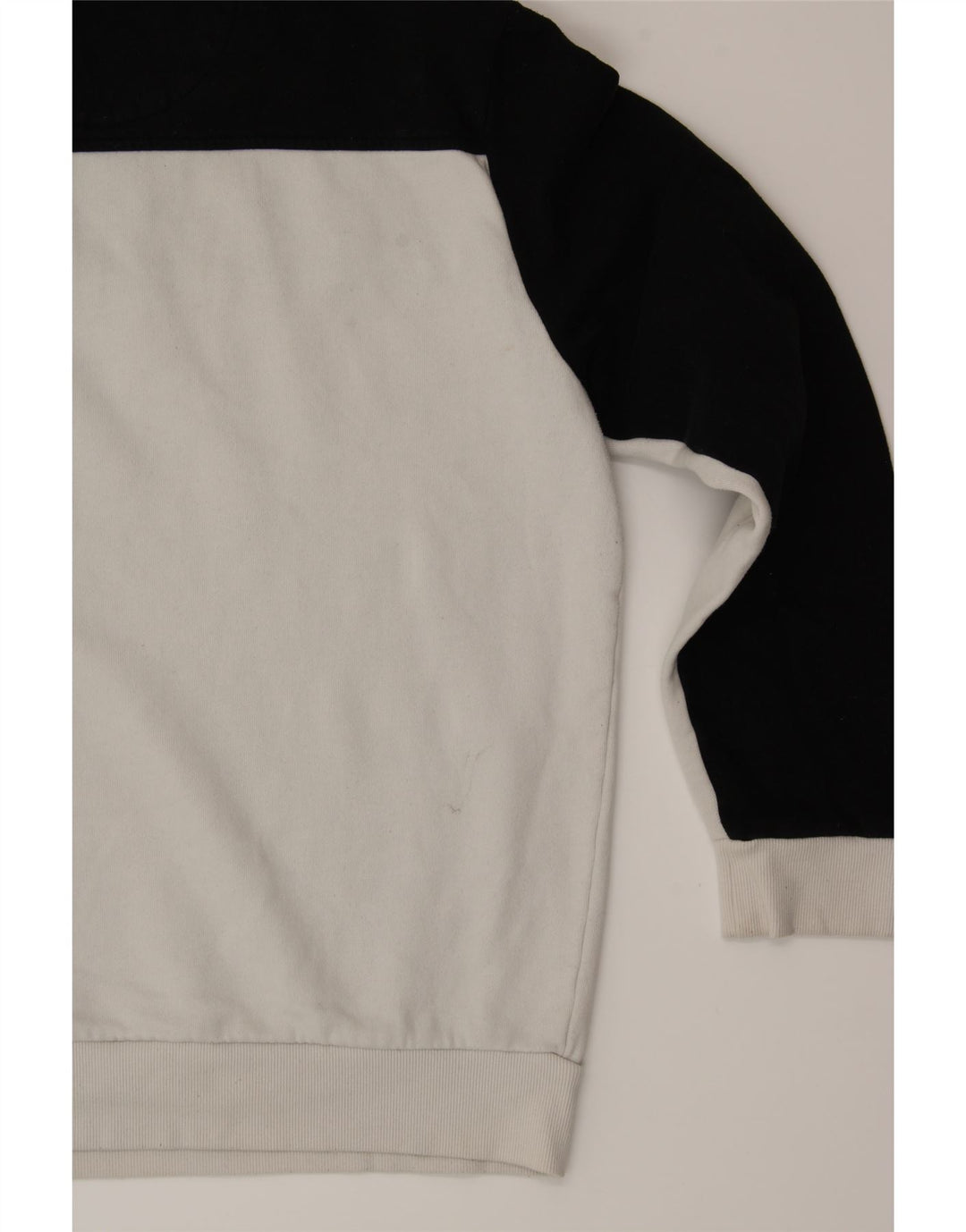 DKNY Mens Graphic Sweatshirt Jumper Large White Colourblock Cotton Vintage Dkny and Second-Hand Dkny from Messina Hembry 