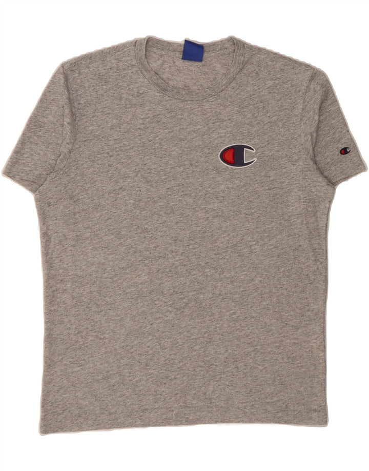 CHAMPION Mens T-Shirt Top Medium Grey Cotton Vintage Champion and Second-Hand Champion from Messina Hembry 