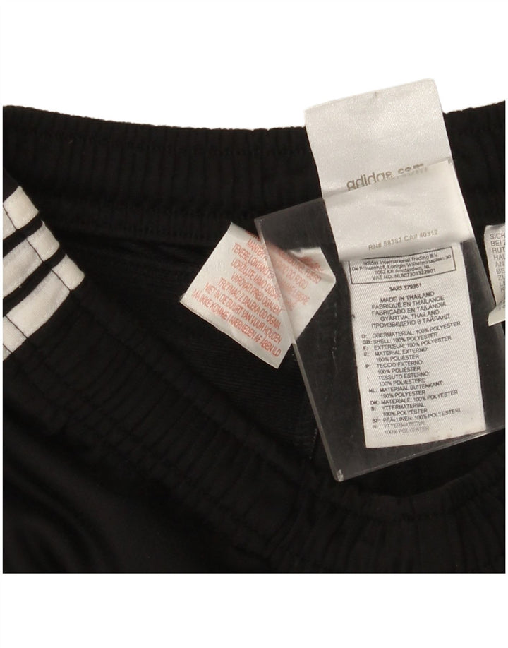Pantaloni della tuta Adidas da uomo NBA, poliestere nero medio