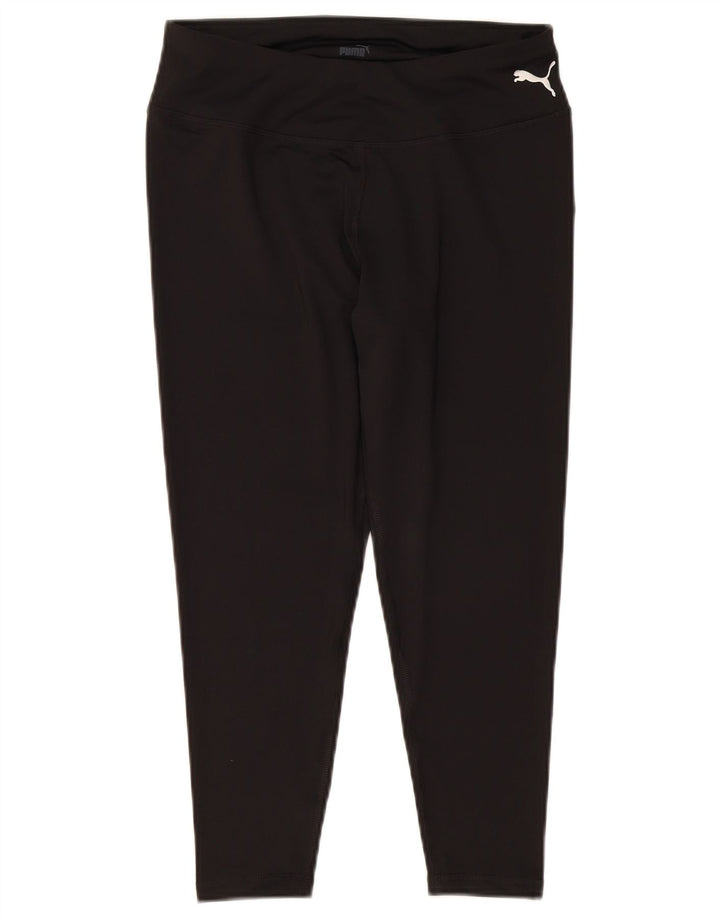 Leggings Capri da donna Puma UK 14 poliestere nero medio