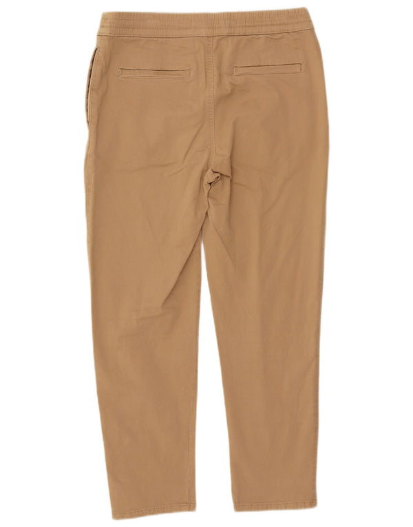 Pantaloni corti dritti da uomo ZARA medi W31 L26 in cotone beige