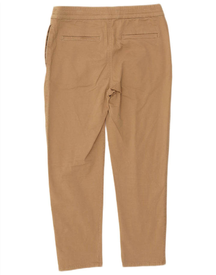 Pantaloni corti dritti da uomo ZARA medi W31 L26 in cotone beige