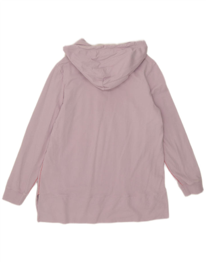 Top a maniche lunghe con cappuccio da donna White Stuff UK 12 Cotone viola medio