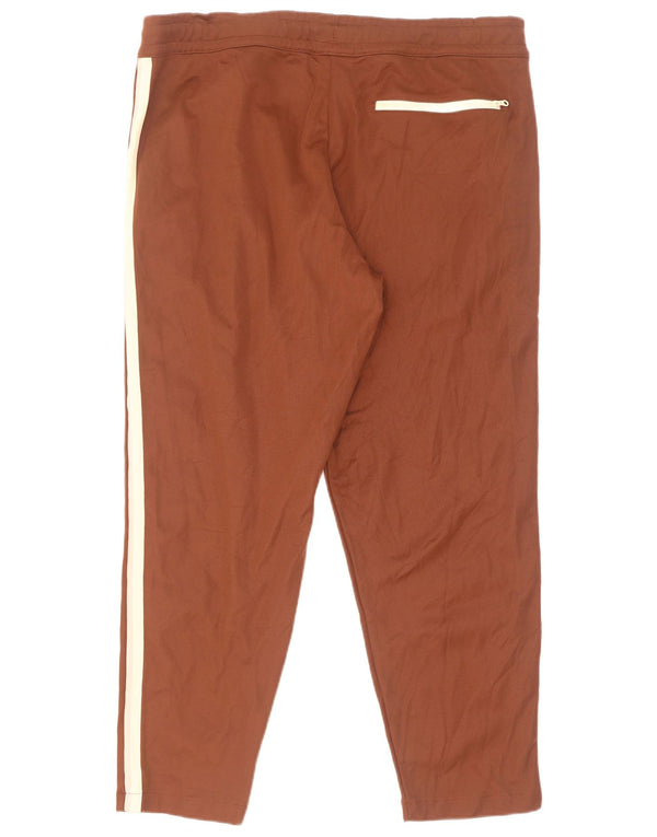Pantaloni da tuta da uomo New Balance XL in cotone color block marrone