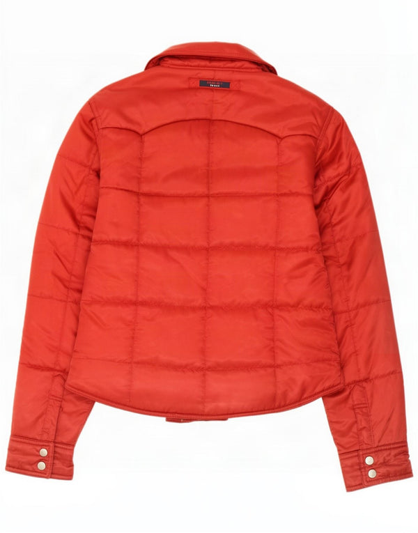 Giacca imbottita da donna Tommy Hilfiger UK 12 Medium Red Poliestere