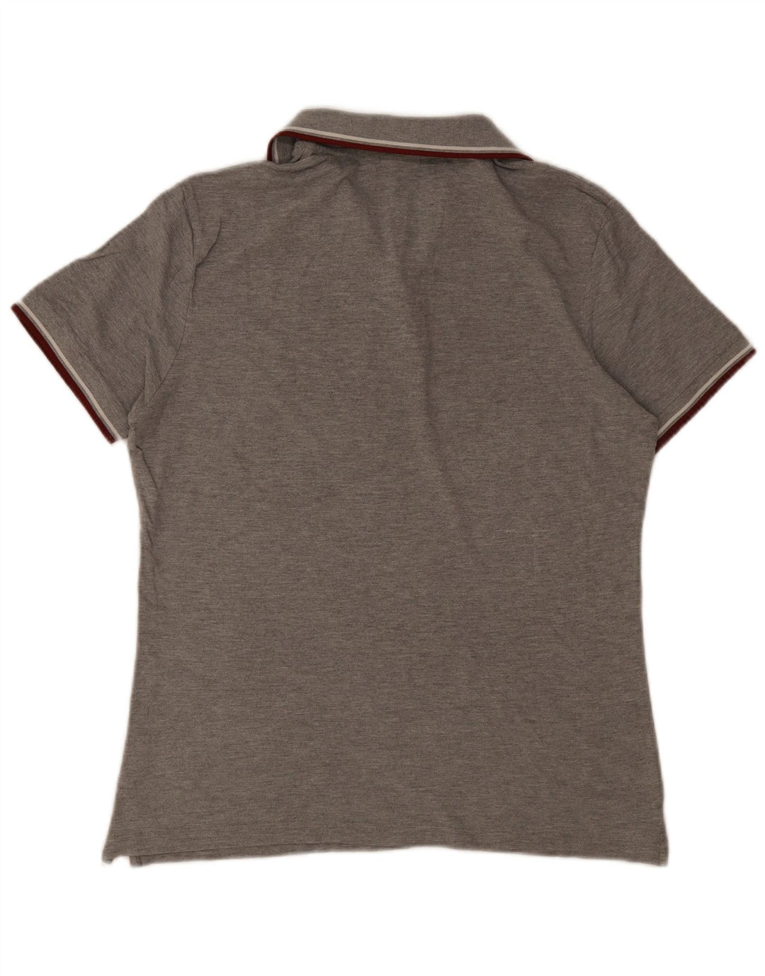 Polo Diadora Uomo Large in Cotone Rigato Grigio