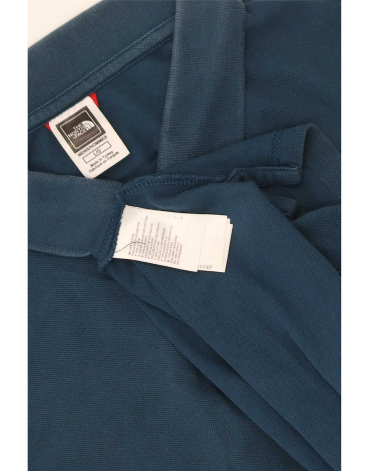 Polo da uomo The North Face grande in cotone blu