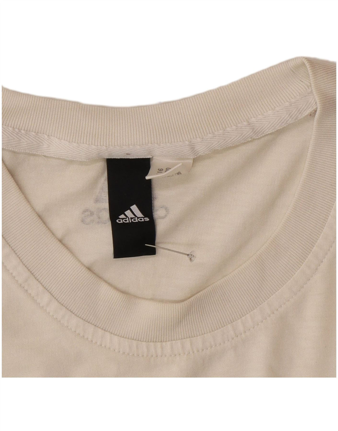 T-shirt grafica da uomo Adidas Top 2XL bianco sporco