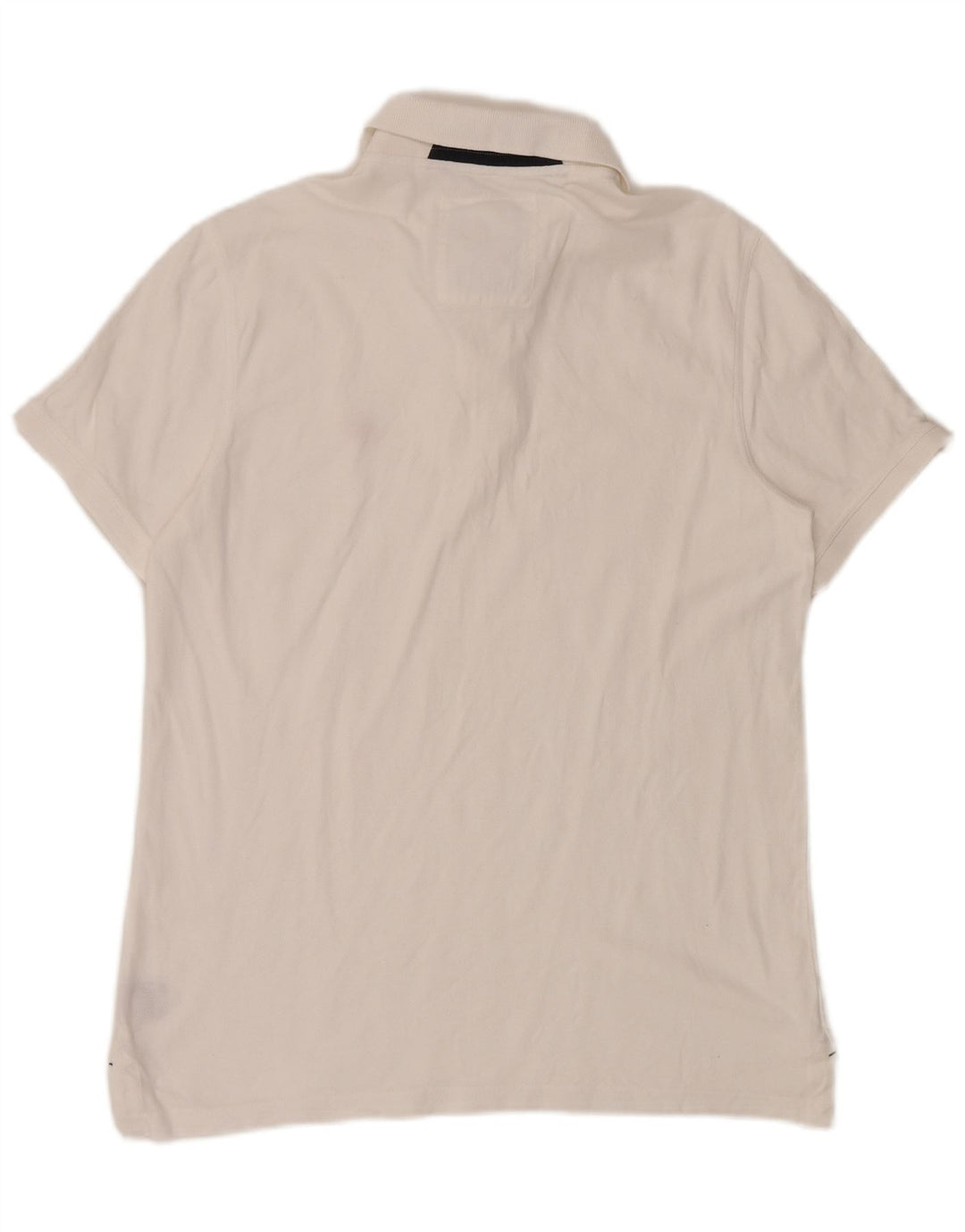 Crew Clothing Polo da uomo in cotone bianco medio