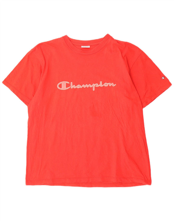 T-shirt grafica da uomo CHAMPION Top 2XL Rossa
