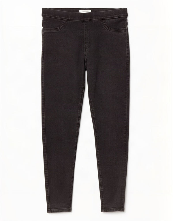 Jeans Jeggings da donna Marks & Spencer UK 14 Large W31 L26 Cotone nero