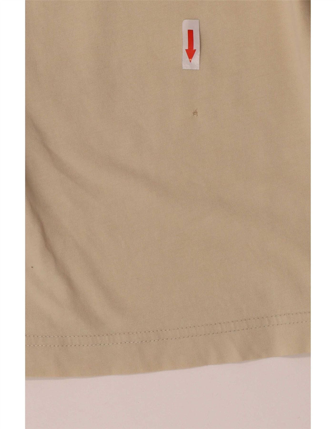 T-shirt da uomo Kappa Top Small in cotone color block beige