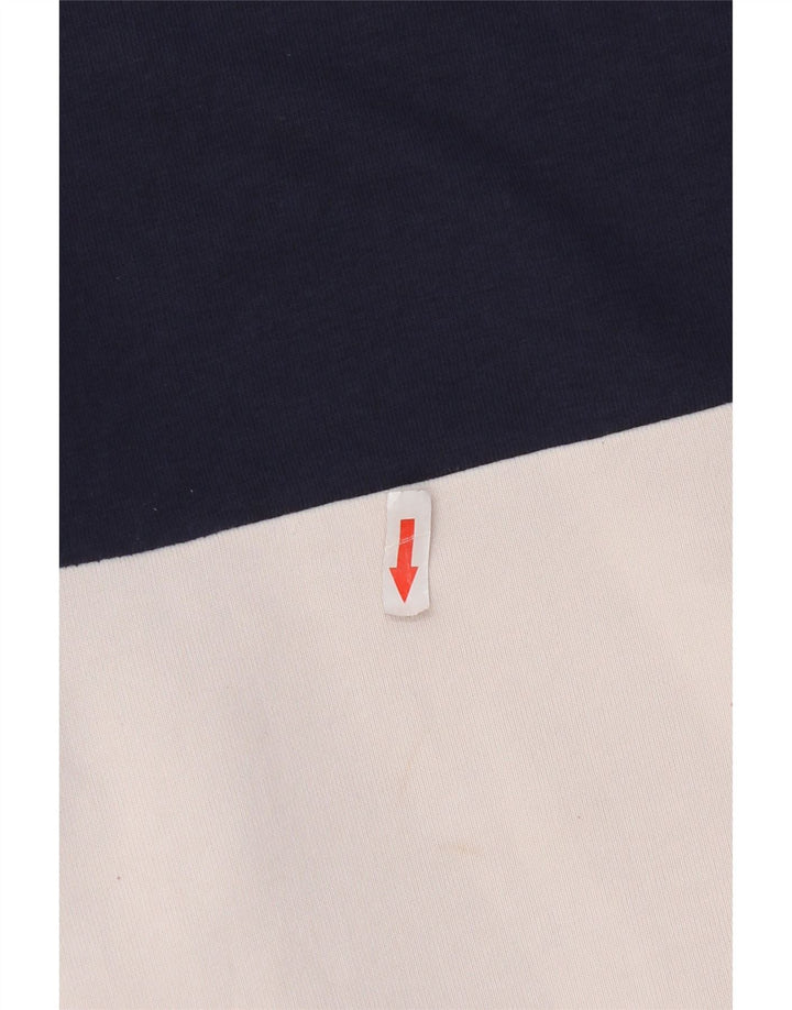 Fila Felpa grafica da uomo Maglione piccolo in cotone color block multicolore