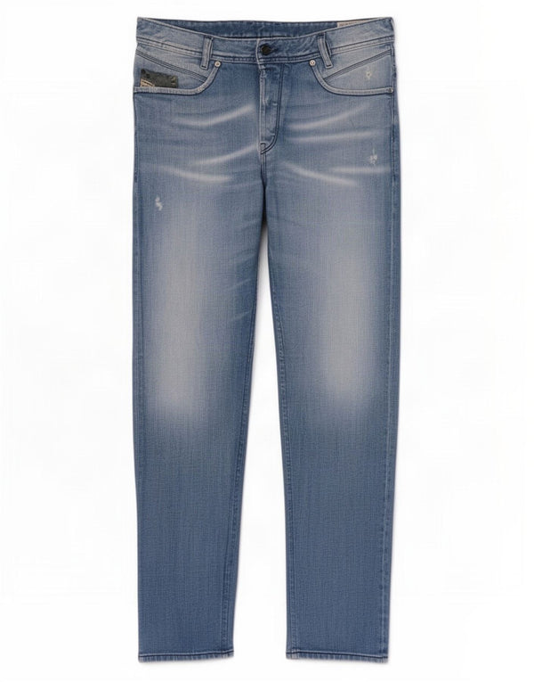 Jeans slim affusolati affusolati Iakop da uomo Diesel W33 L32 in cotone blu