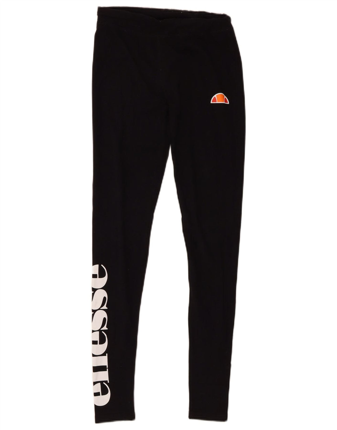 Leggings grafici da donna Ellesse UK 8 piccoli in cotone nero