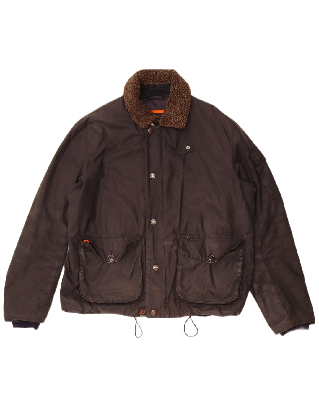 Giacca da uomo in cotone cerato Barbour UK 42 XL cotone nero