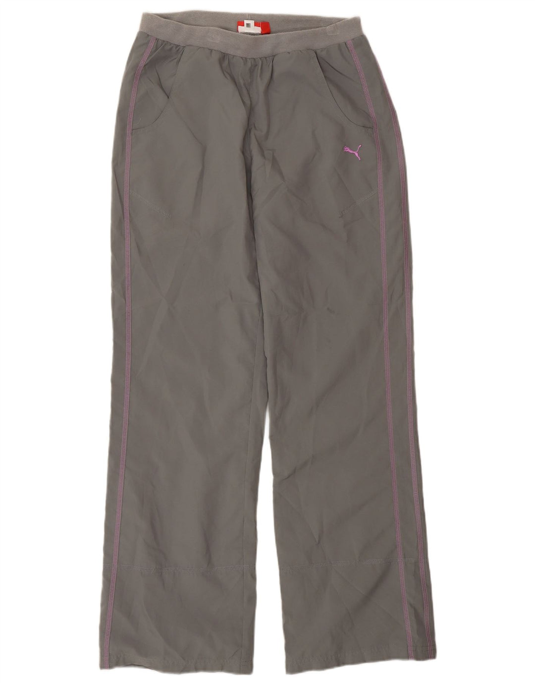 Pantaloni Puma Bambina Windbreaker 13-14 Anni Sportivi Grigi