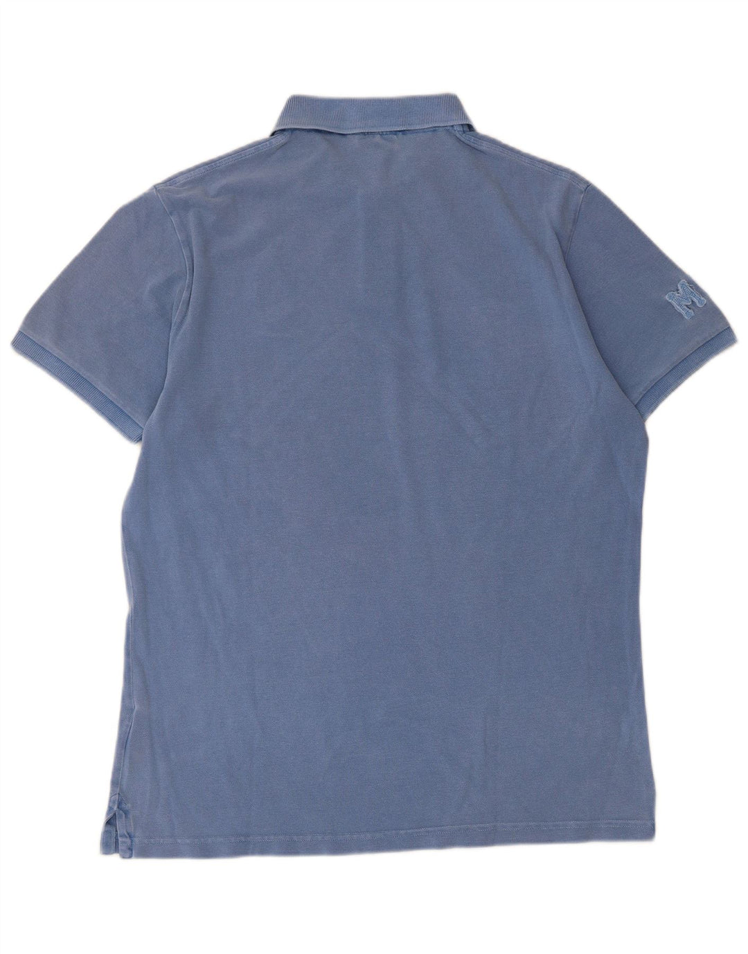 Polo grafica da uomo Marlboro Classics grande in cotone blu
