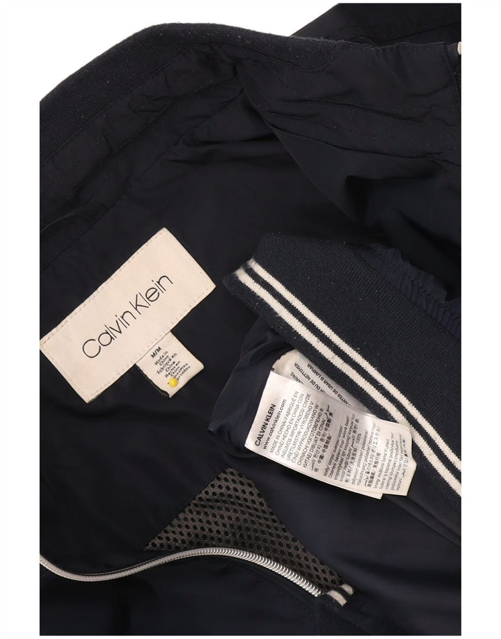 Giubbotto bomber da uomo Calvin Klein UK 38 medio blu navy poliestere