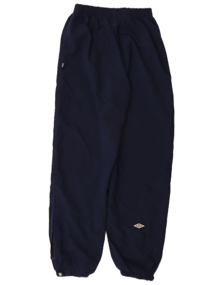 UMBRO Pantaloni da tuta da uomo Joggers piccoli poliestere blu navy