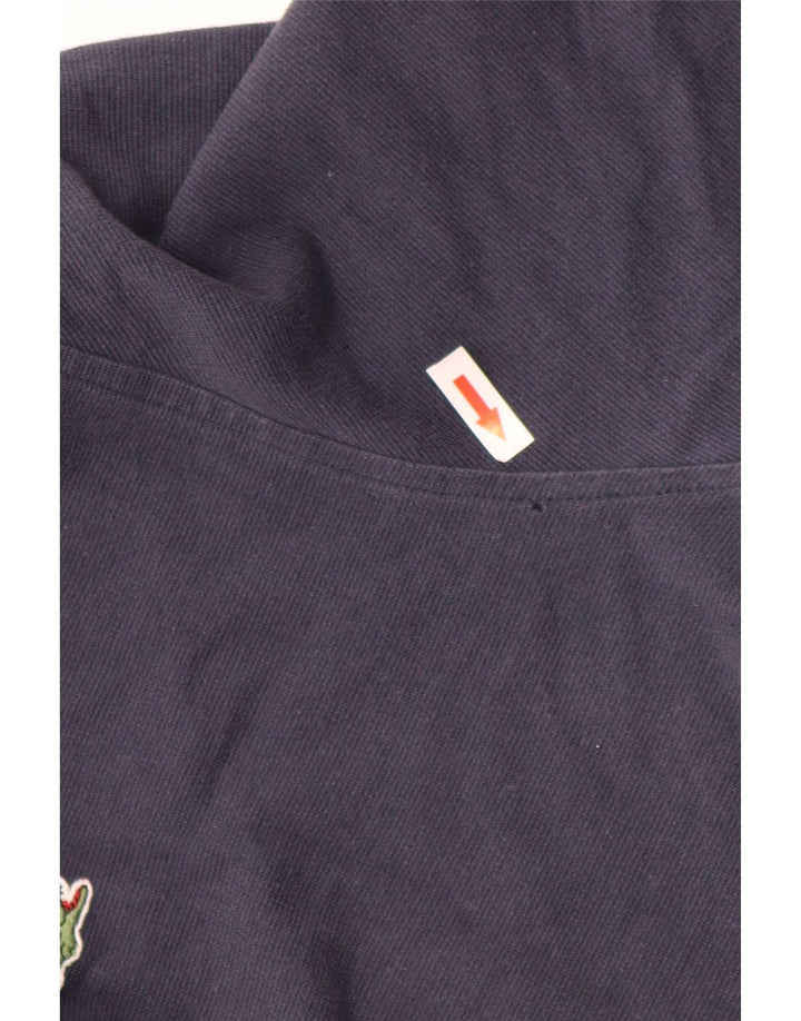 Polo da uomo Lacoste taglia 7 XL in cotone blu navy