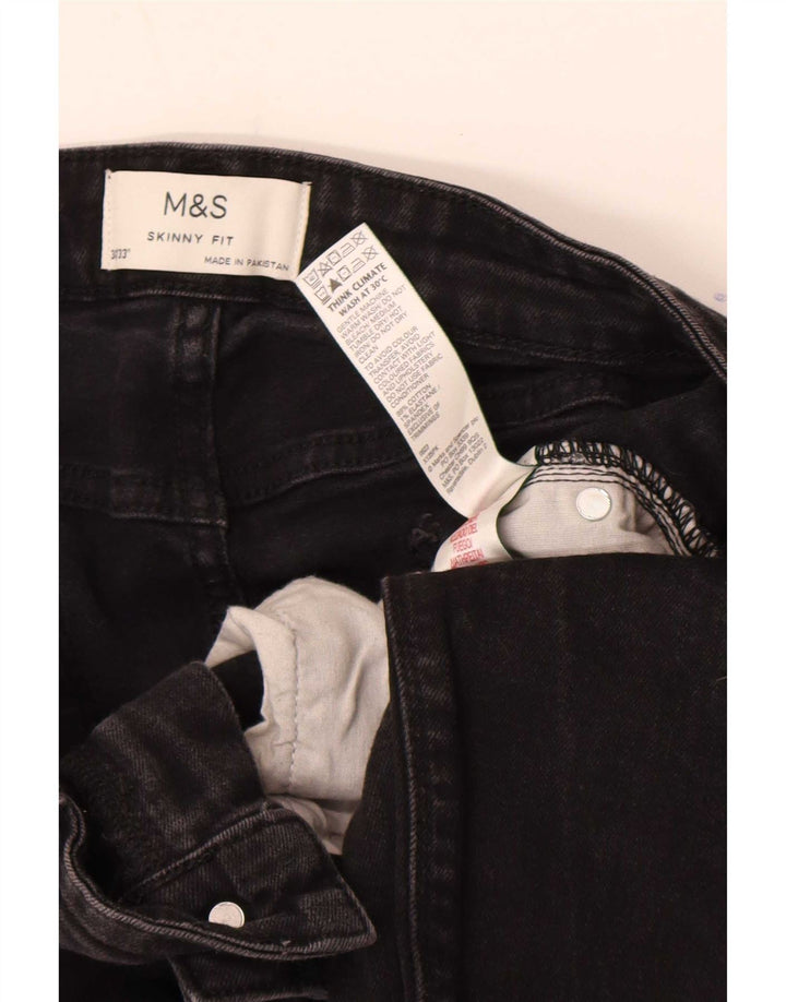 Jeans skinny da donna Marks & Spencer W34 L33 cotone nero