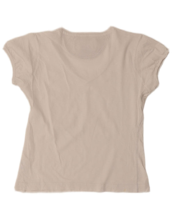 T-shirt corta Champion Heritage Classics da donna UK 12 Medium White