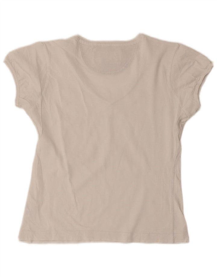 T-shirt corta Champion Heritage Classics da donna UK 12 Medium White