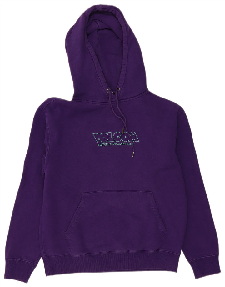 Felpa con cappuccio oversize con grafica da donna VOLCOM UK 10 piccola viola