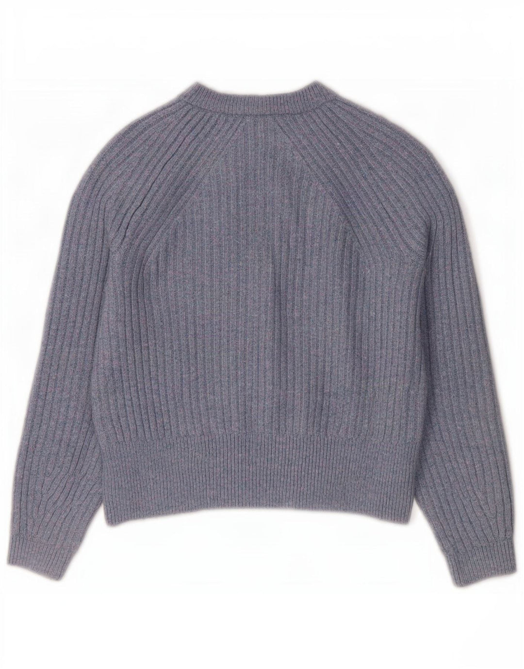 Maglione cardigan oversize corto da donna Marks & Spencer UK 10 piccolo blu