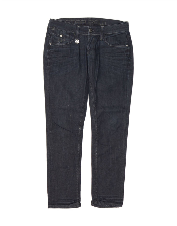 G-STAR Womens Slim Jeans W32 L30 Navy Blue Cotton Vintage G-Star and Second-Hand G-Star from Messina Hembry 