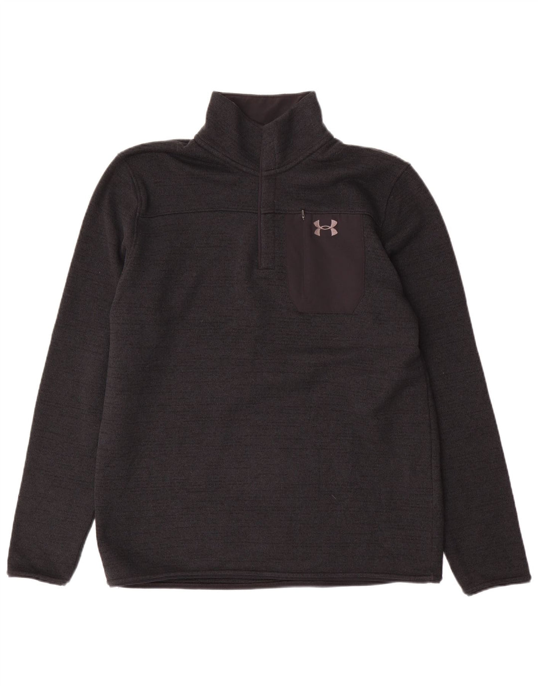 Felpa da uomo UNDER ARMOUR Maglione grande poliestere grigio